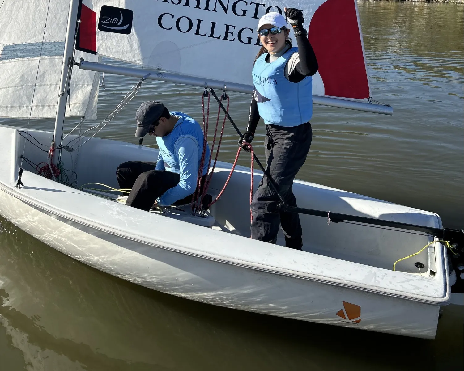 Sailors at regatta