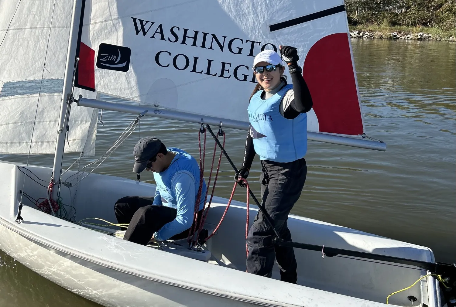 Sailors at regatta